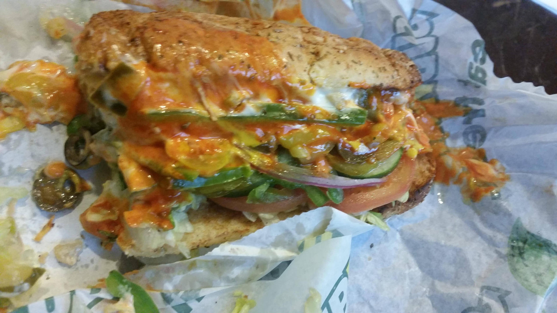 Subway Sauce Explosion